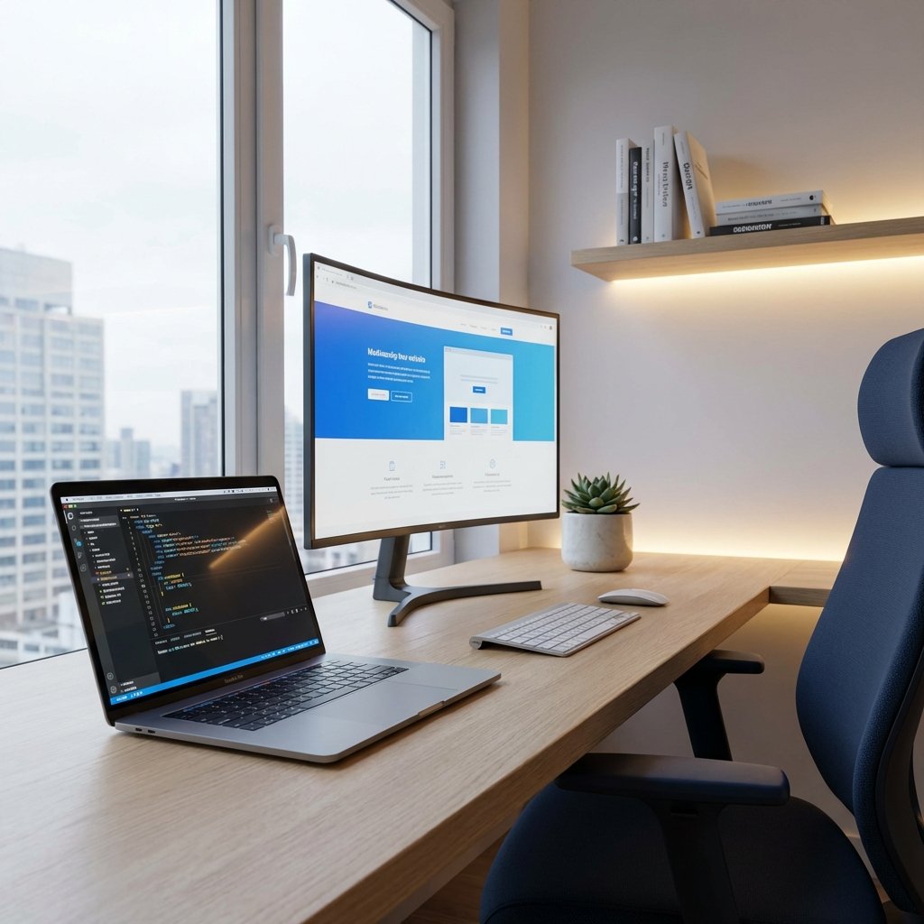 Workspace profesional de desarrollo web NetOrbit